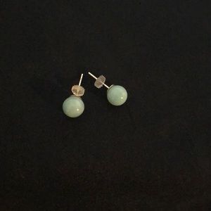 Larimar Ball Earrings